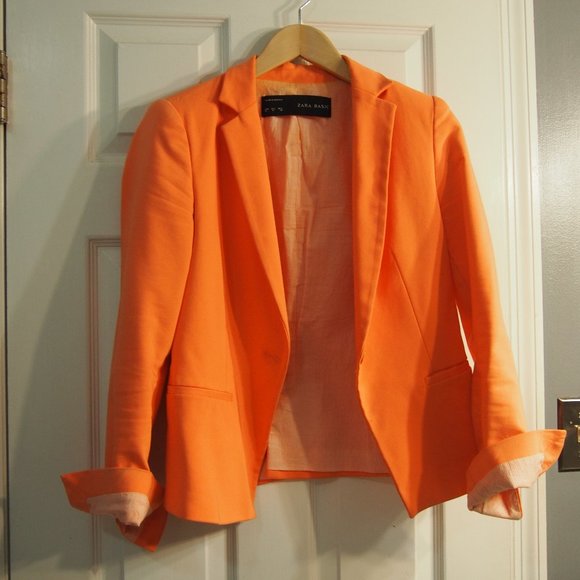 Zara Jackets & Blazers - Zara Basics Coral Blazer